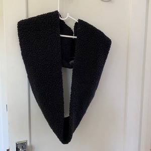 Warm Black Infinity Scarf